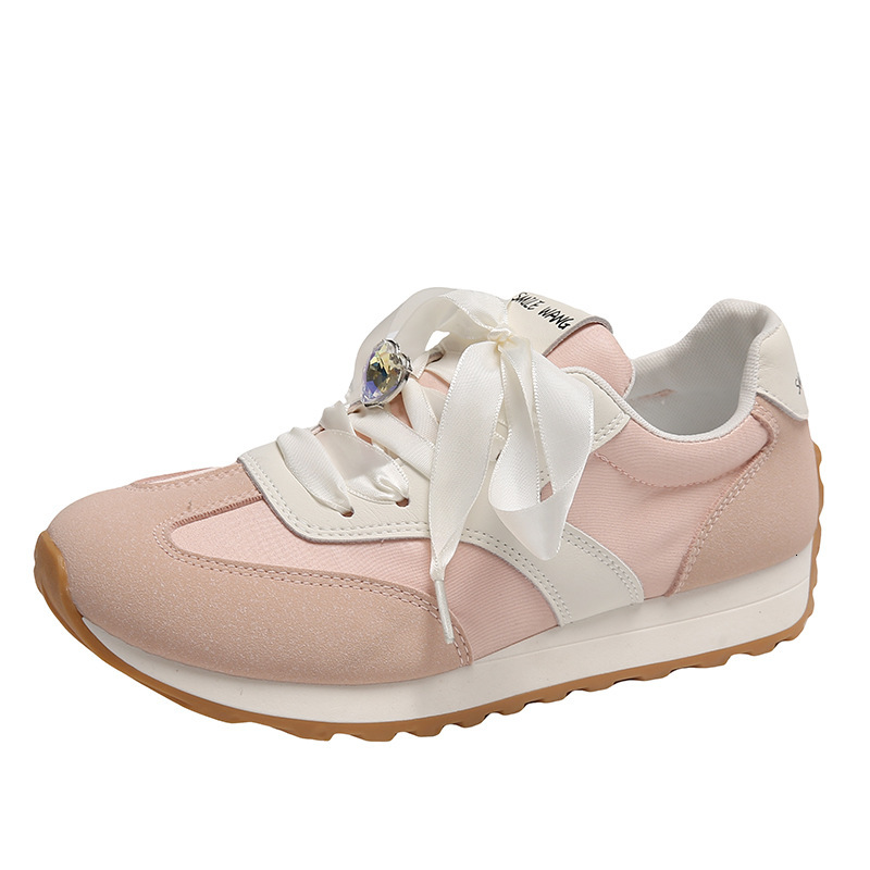 Ddmysports Summer New Korean Flat Bottom Little White Breathable Leisure Student Board Women S Running Shoes JCF Outdoor