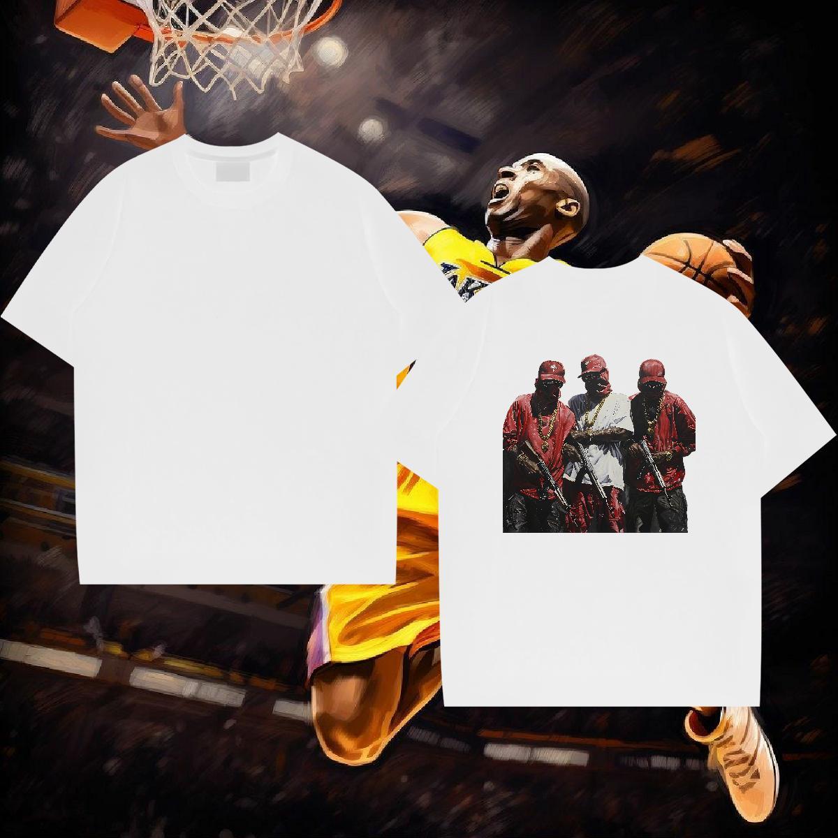 DIY Customized Man T Shirts character Tees 230g Cotton Street Wear Unisex DIY Anime O Neck Short Sleeves Men Tees