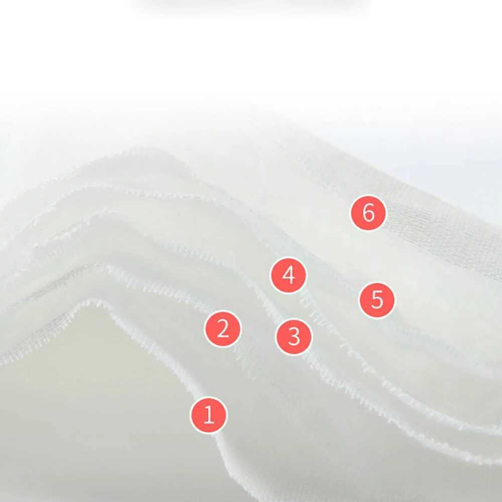 Baby blanket 6-layer 100% pure cotton high-dimensional breathable baby packaging soft absorbent newborn baby bath towel cartoon baby bath towelW240810