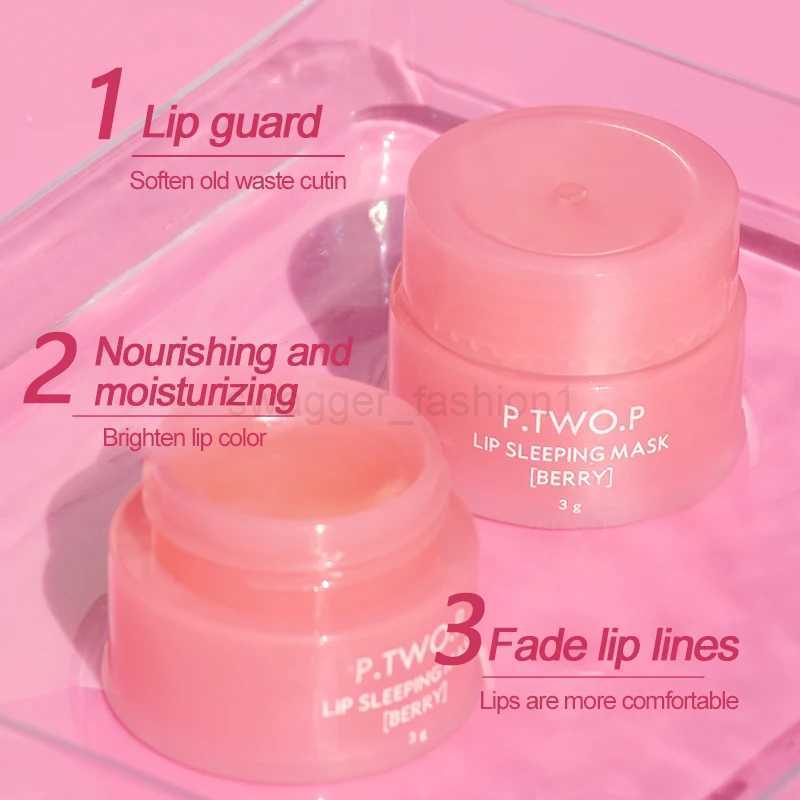 PTWOP Lip Sleep Mask Moisturizing Nourish Repair Hydrated Fade Lip Lines Anti-cracking Day And Night Maintenance Lip Balm CareXJ240812