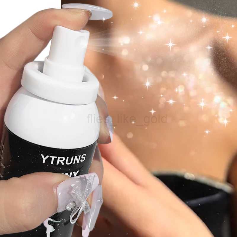 Diamond Highlander Powder Spray Body Liquid Highlight Waterproof High Gloss Flash Fluorescent Makeup Facial Contour Makeup W240812