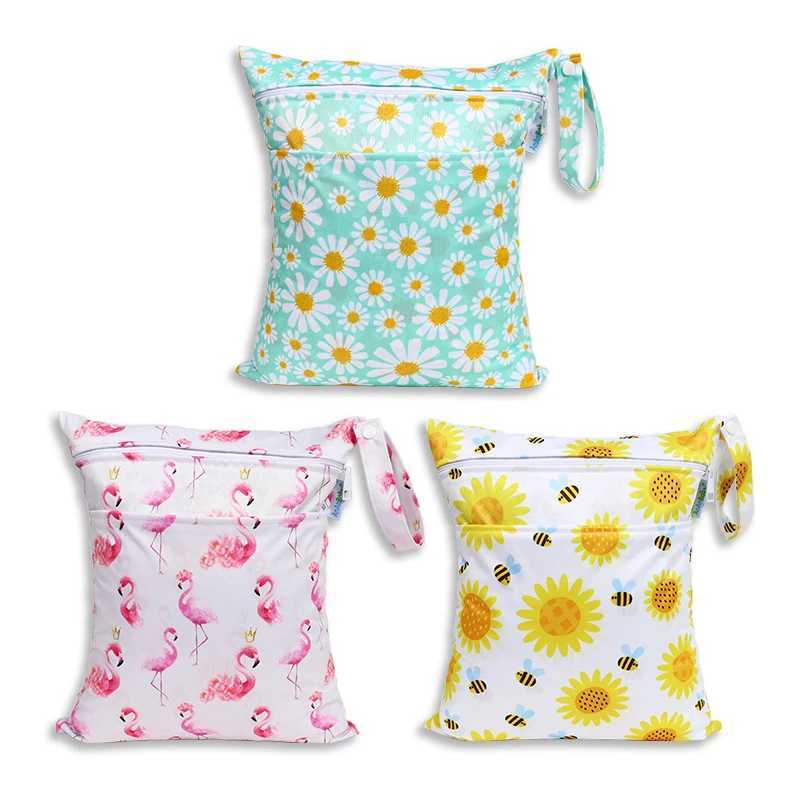 36 * 30cm washable wet urine bag waterproof swimming carrying bag double zipper travel wet bag W240812