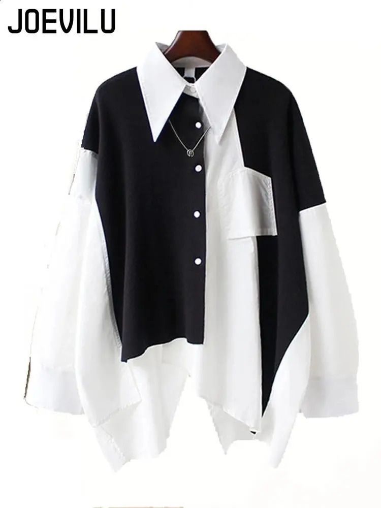 2PCs Streetwear Outfits Loose Long Sleeve Shirt Ribbon Chain Cargo Pants 2 Piece Sets Korean Casual Unisex Couple Suit y240815 - view 3