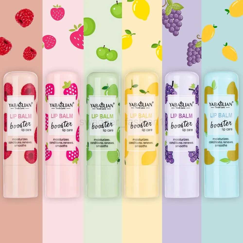 Natural Fruit Lip Balm Long Lasting Moisturizing Nourishes Reduce Lip Line Anti Aging Anti-drying Hydration Lips Care LipstickXJ240812