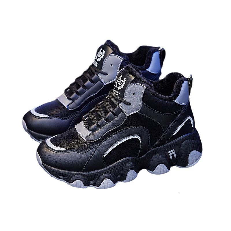 Ddmysports Winter New Velvet Thickened Warm Sports Increase Eight Cold Resistance Dad Waterproof And Anti Slip Versatile Casual Shoes For Women Outdoo
