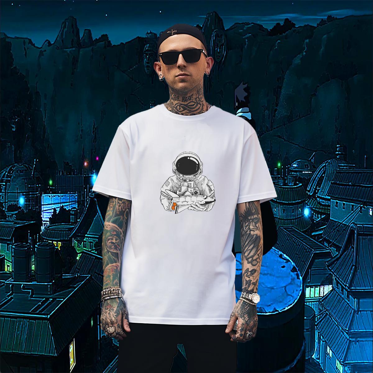 Designer Men Tshirts 230g Cotton Street Wear Short Sleeve Soft Men T Shirts Oversized 4XL Fashion Clothings