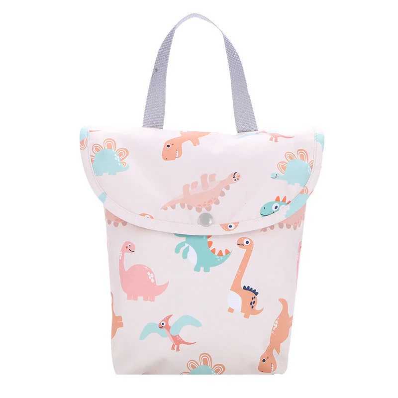 Cute Dinosaur Baby Diaper Storage Bag Outdoor Portable Waterproof Baby Diaper Storage Bag W240812