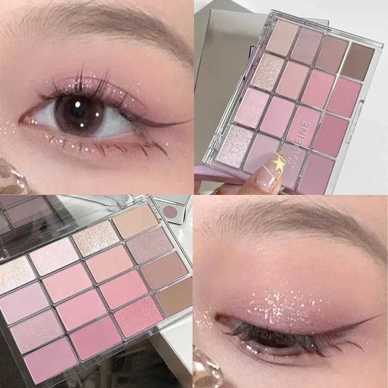 20 color low saturation eye shadow palette matte waterproof eye shadow brown pink durable eye shadow korean cosmetics newW241212