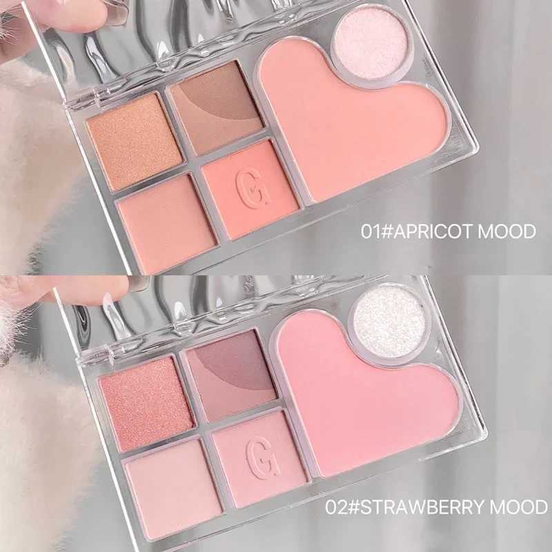Glitter Eyeshadow Palette Pink Shimmer Matte Highlights Pearly Eye Shadow Korean Charming Eye Makeup Shiny Eyes Pigment CosmeticCL240812