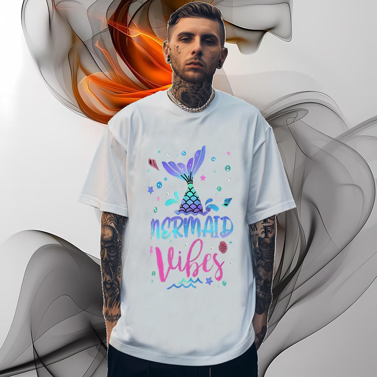Comfortable Men T Shirts Crew Neck Breathable Casual Daily Wear Asian Size 230g Pure Cotton Tshirts 2024 New Tops
