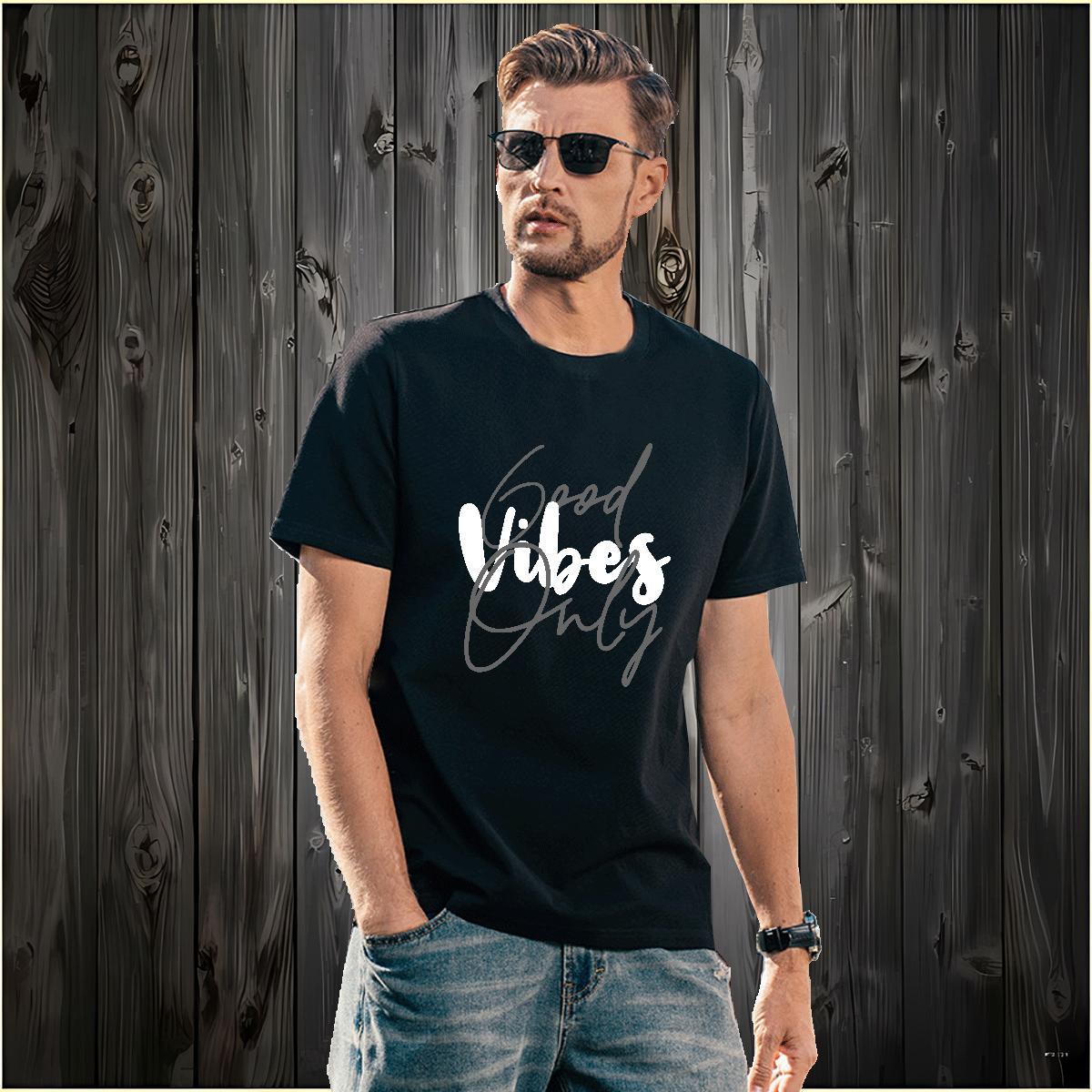 DIY Customized 230g Cotton T-Shirts for Men letter Casual Couples T Shirts Clothes Crew Neck High Quality Custom Printed