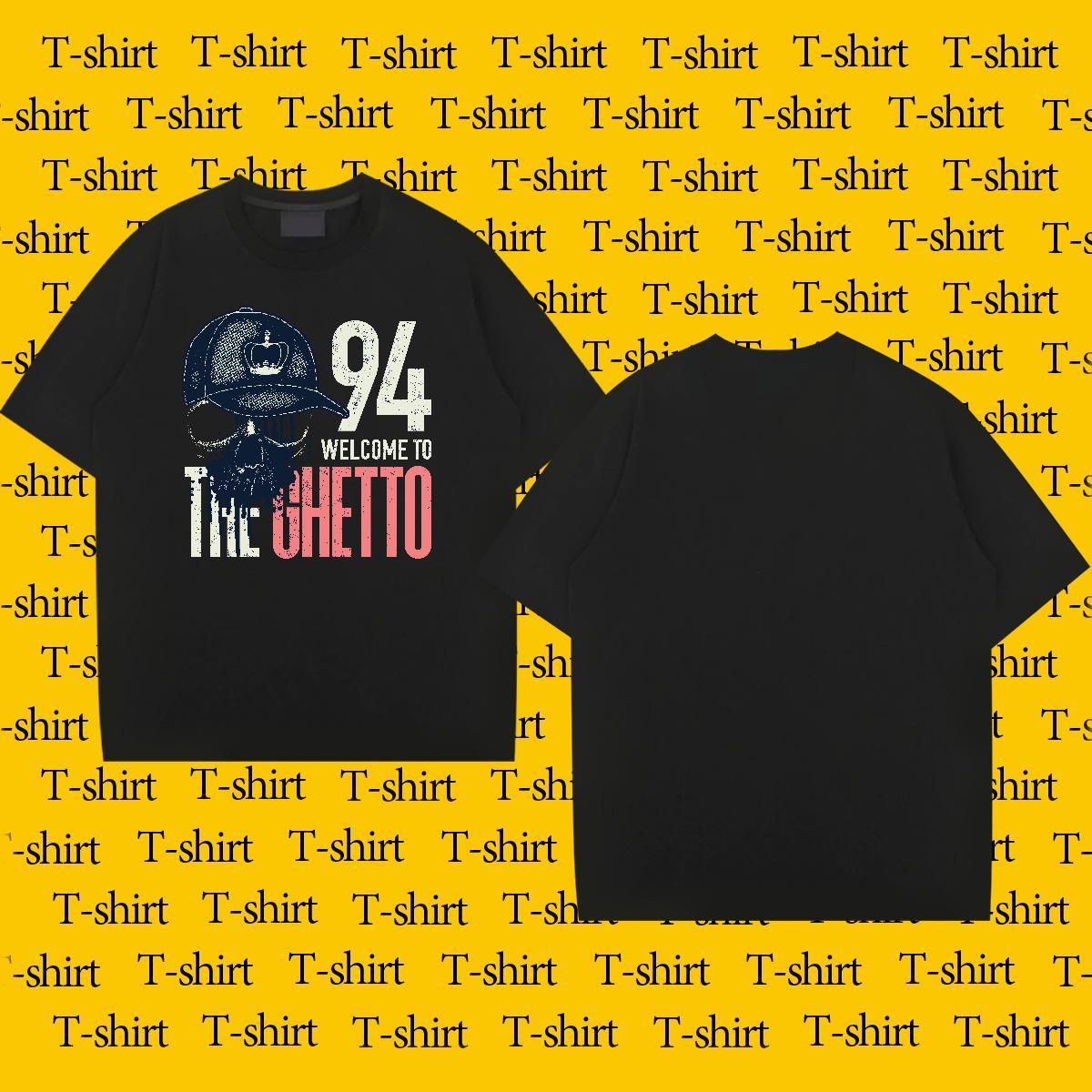 Unisex Couples T Shirts letter 230g Pure Cotton Hip Hop Street Breathable Soft T-Shirts DIY Printed 2024 New Tee Shirt