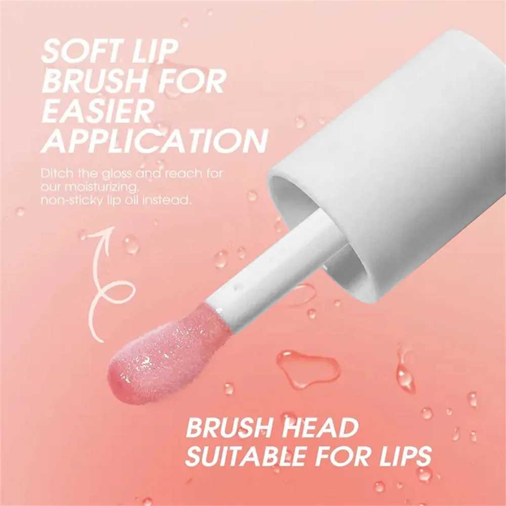 Lip moisturizing oil lip care oil lip coloring lip care lip stickiness non stick large brush lip fullness lip gloss coloring W240810