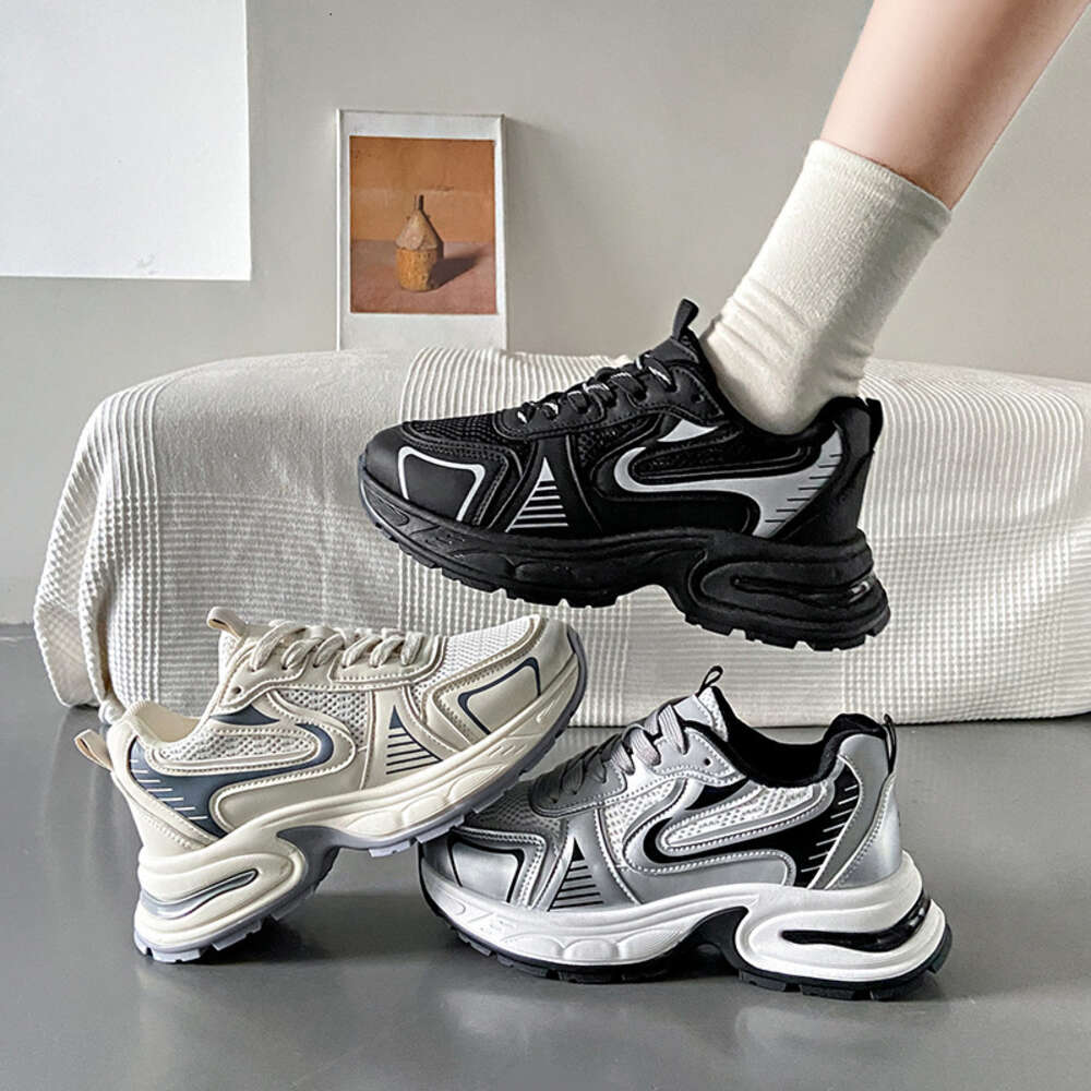Ddmysports Ins Korean Version New Dad Women Autumn Student Sports Running S Casual Thick Soled Shoes B Outdoor Shoes