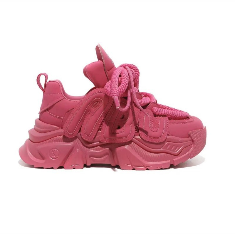 Ddmysports Thick Soled Height Increasing Dad Women S Autumn New Sports Mesh Shoes Casual Versatile Breathable Running Outdoor Shoes