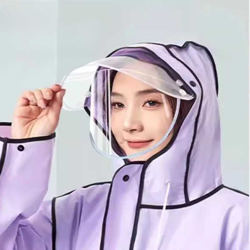 One Piece Children Raincoat Kid Adult Thickened Waterproof Rain Coat Outdoor Hiking Travel Reusable Rain Y240810