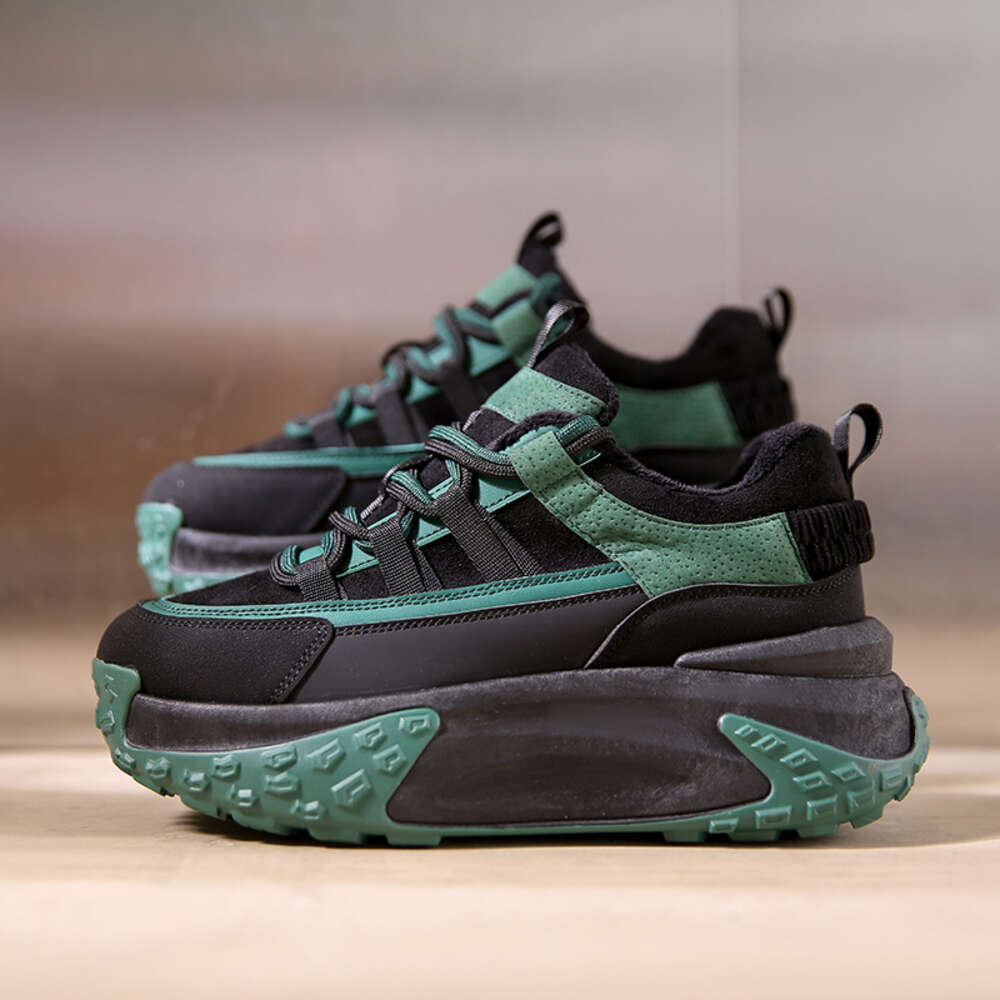 Ddmysports Winter New Thick Sole Dad Korean Edition Versatile Plush Casual Student Sports Cotton Shoes Female CZ Outdoor