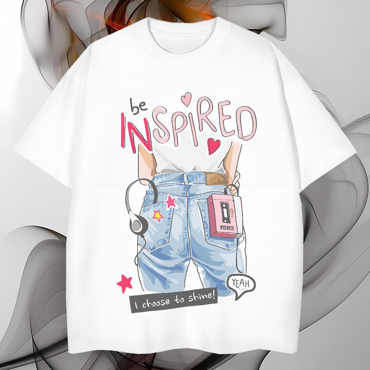 Fashion 100% Cotton 230g Man T Shirts letter Spring Summer Tshirts Clothes Breathable Short Sleeve Cool Design Floral Print