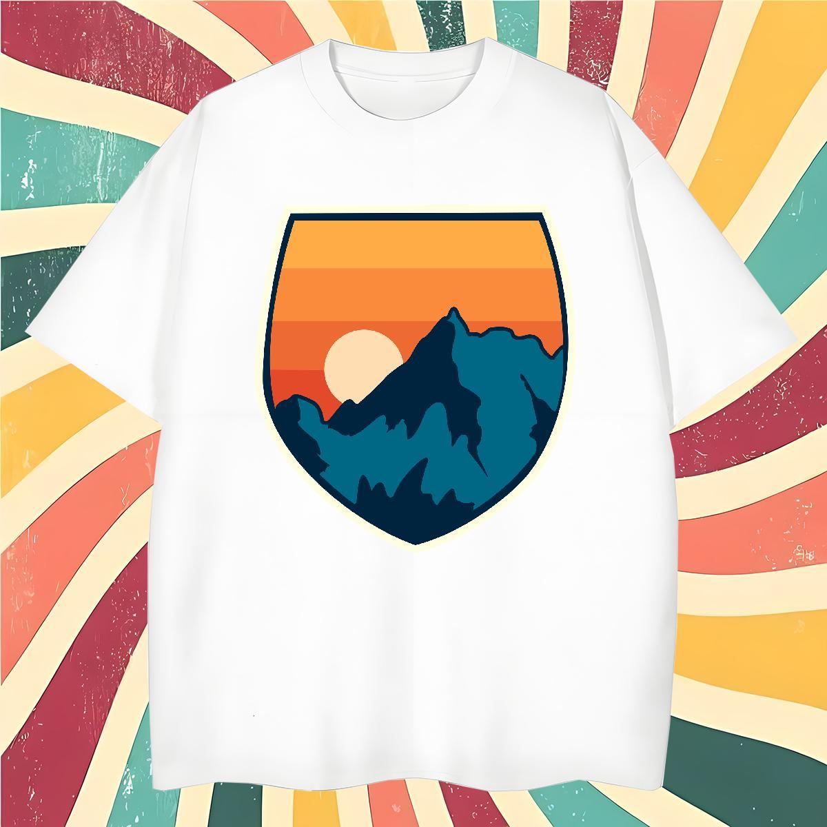 Brand Mens Tshirts sky 230g Cotton Casual Beach Breathable T Shirt For Man Oversized Fashion Casual Tee Shirt