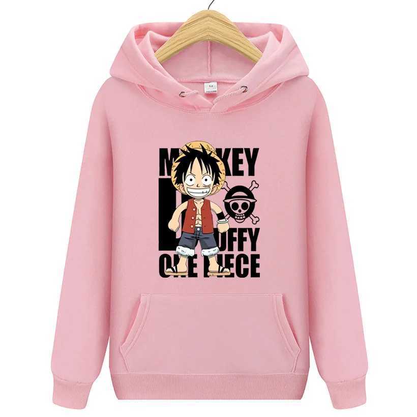 Classic anime character printed hoodie mens and womens personalized fashion hoodie hip-hop street loose hoodieW240724