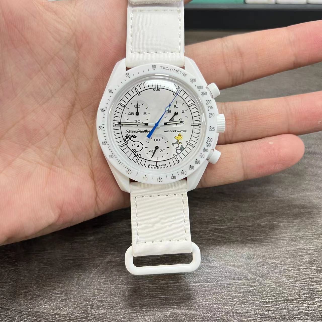 2026 Bioceramic Quartz Chronograph Mens Womens 1965 URANUS Watch Mission To Mercury 42mm Black Nylon Luxury MOON Watch Limited Edition master wristwatches