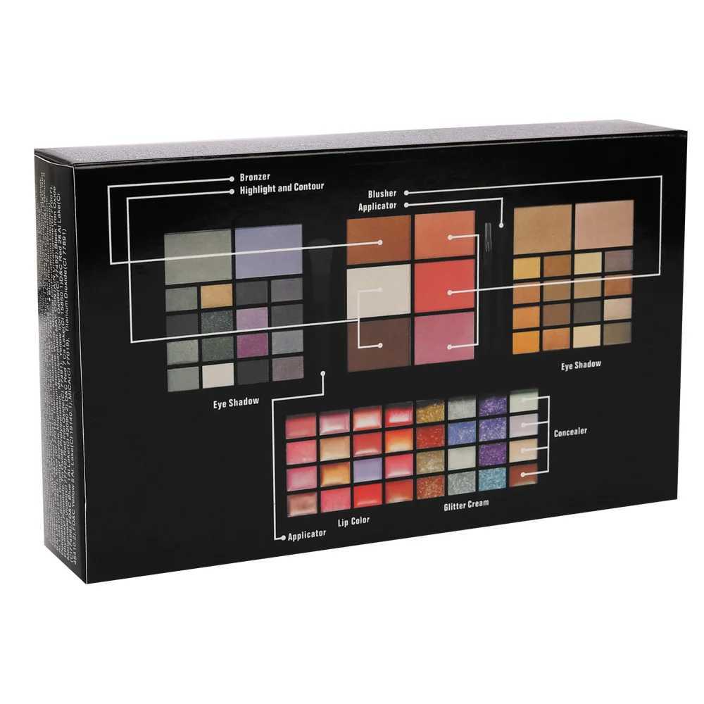 Makeup Kit For Women Set Brush Waterproof Glitter Matte Nude Eyeshadow Shimmer Pigment Powder Makeup 74 Color Eye Shadow PaletteCL240812