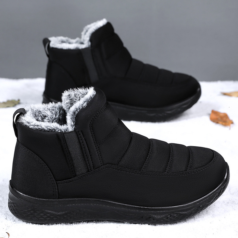 Ddmysports Live Broadcast Of Snow Men S Plush And Thick Boots Polyurethane Thermal Insulation Couple Cotton Shoes Outdoor Shoes