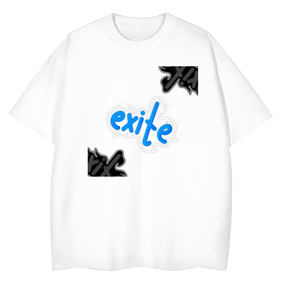 Classic Mens Tshirts Spring Summer 230g Pure Cotton Cartoon Printing L-4XL Breathable Crew Neck letter T-Shirts Casual New Tees Shirts