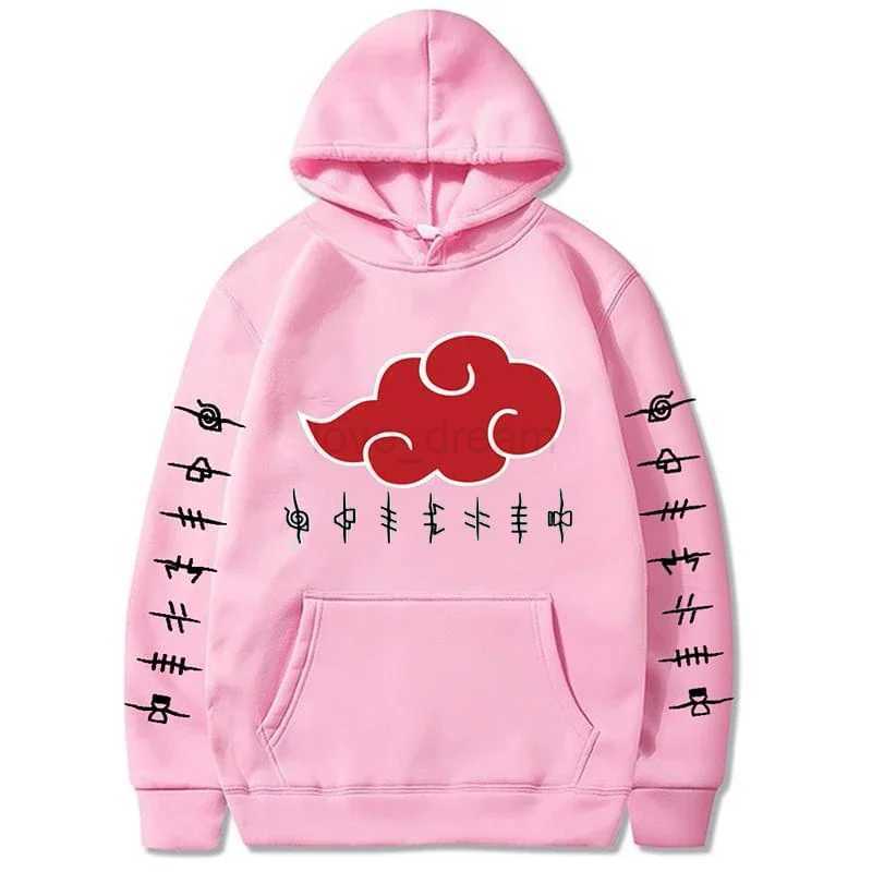 Akatsuki Cloud Hoodie Unisex Fashion Printed Pullover Autumn Winter Comfortable Streetwear Best Selling Hip Pop TopXJ240812