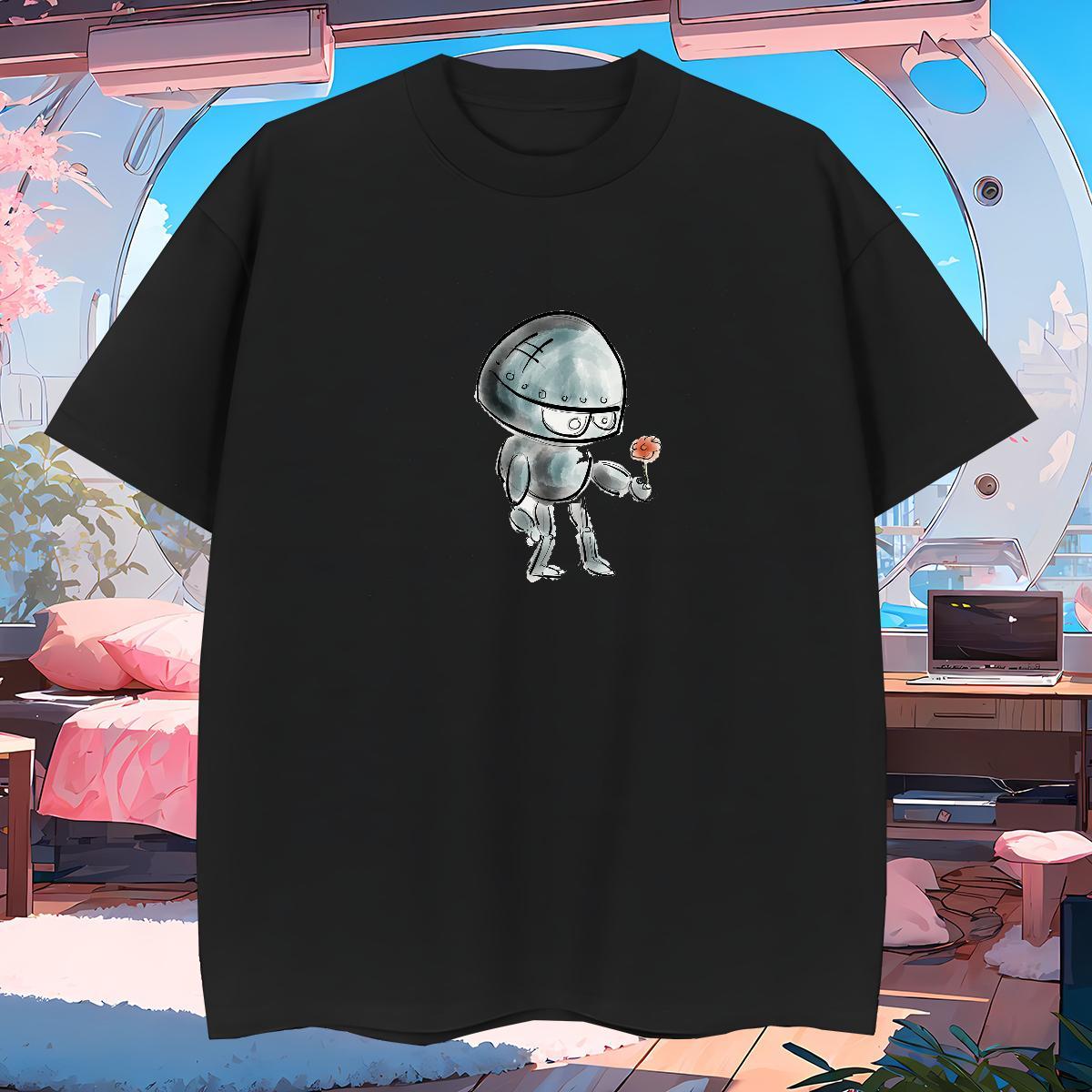 Classic Mens Tshirts ET 230g Pure Cotton Daily Wear Breathable Crew Neck T shirt Graphic 2024 Polos
