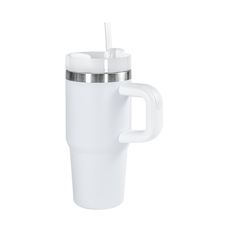 14oz Reusable Tumbler with Handle and Straw Stainless Steel Insulated Travel Mug Tumbler Insulated Car Cup Keep Drinks Cold Mini