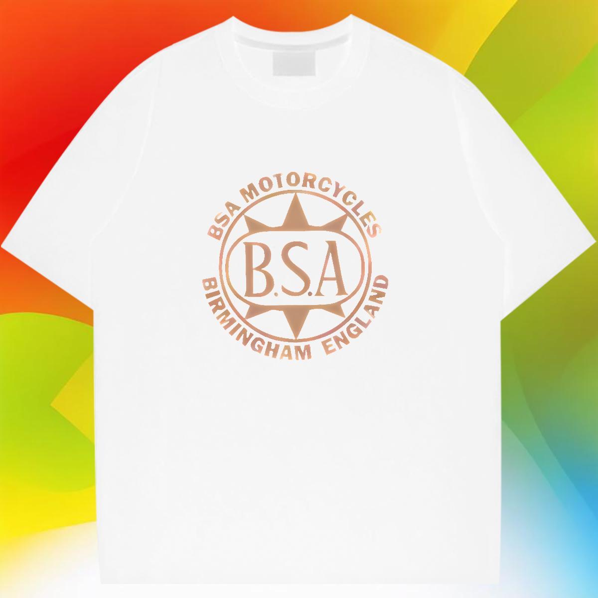 Fashion New T shirt letter Tees 230g Pure Cotton Outdoor High Quality White Plus Size Short Sleeve O-Neck Men Tees