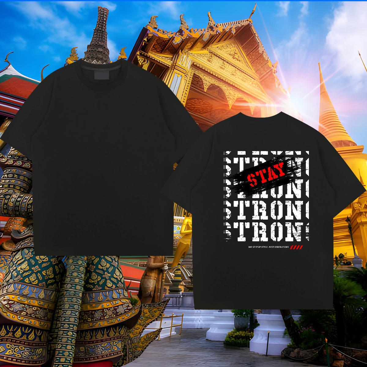 2024 New T Shirt For Man letter Tops 230g Pure Cotton Casual Daily Wear Designer Custom Print Plus Size Crew Neck Men Clothes T-Shirt
