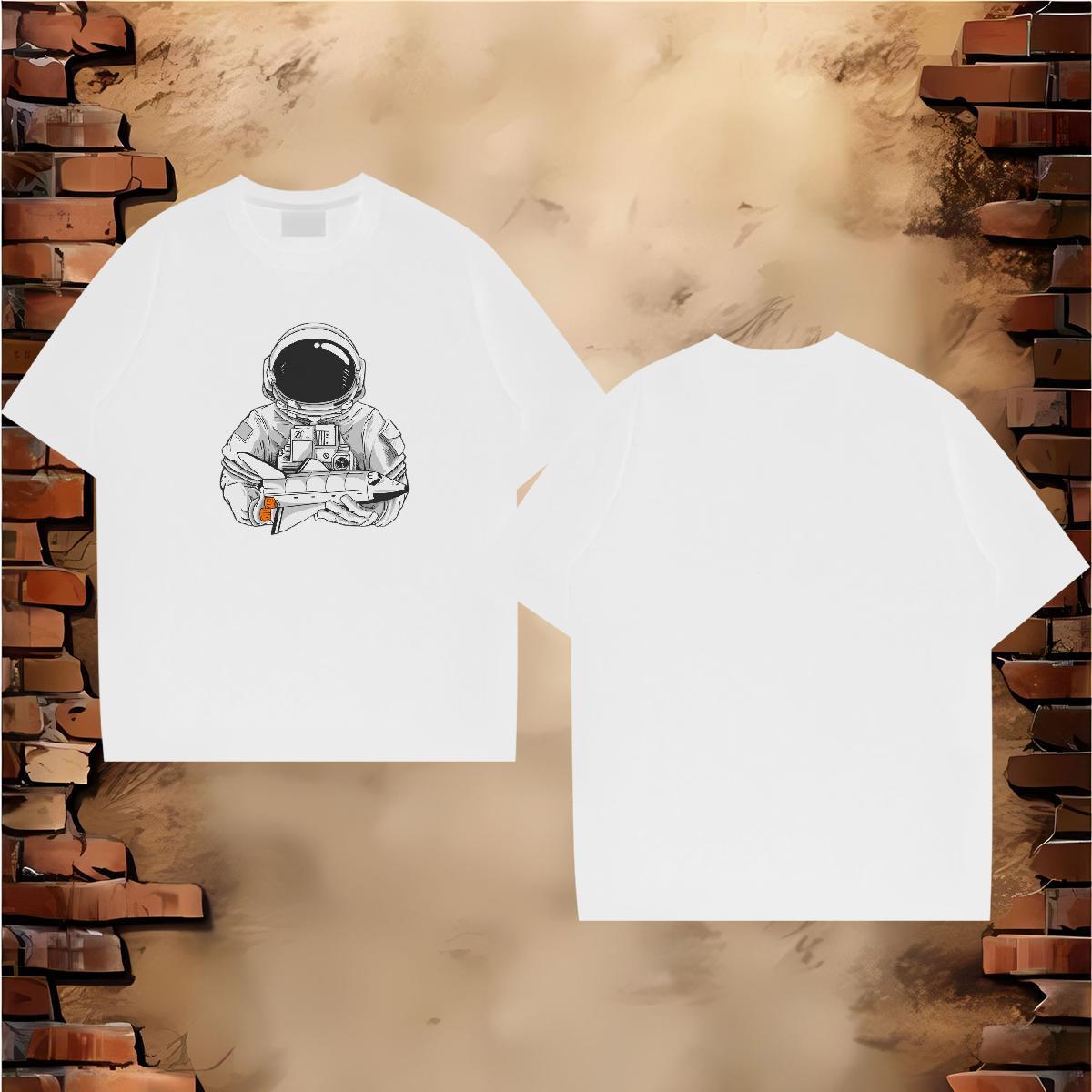 Cool Design Men Clothes T-Shirt 230g Pure Cotton Daily Wear Breathable T-Shirts for Men Black Oversized Designer Clothings