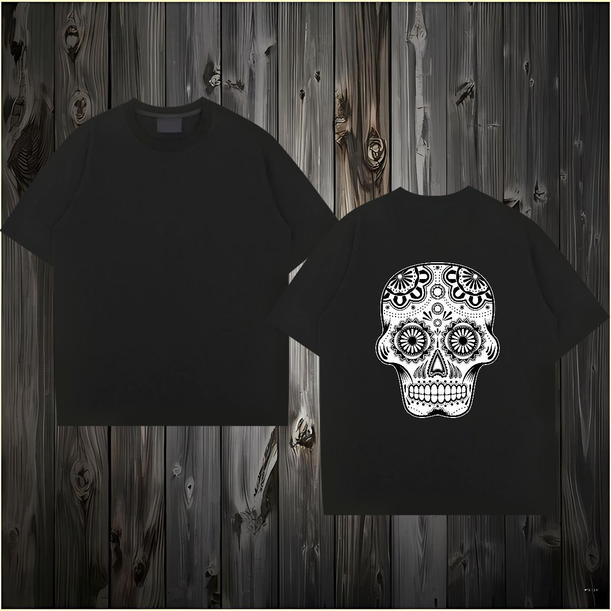 New Designer T-Shirts monster Tops Shirt 230g Pure Cotton Hip Hop Soft Anime Round Neck Short Sleeve Tshirts