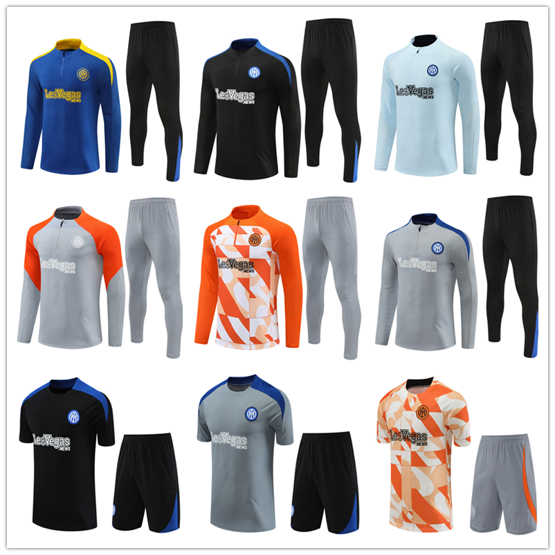 23 24 25 interS milanS designer tracksuit retro tuta maglia jersey training survetement camiseta jerseys chandal kit football men and kids uomo calcio