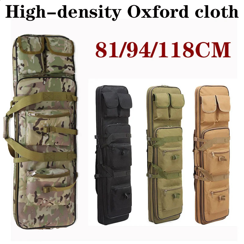 8194117CM Outdoor Tactical Bag Hunting Sniper Rifle Military Accessories Carrying Gun Protection Backpack Fishing 240810