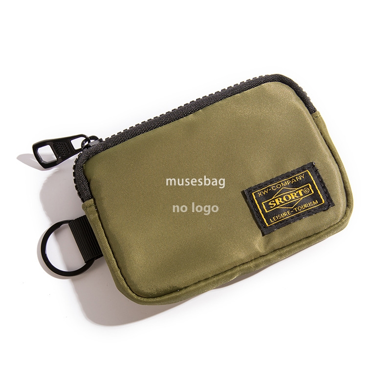 Japanese fashion small hanging bag tooling wind purse men's and women's casual all-match headphones bag personality mouth red envelope key b