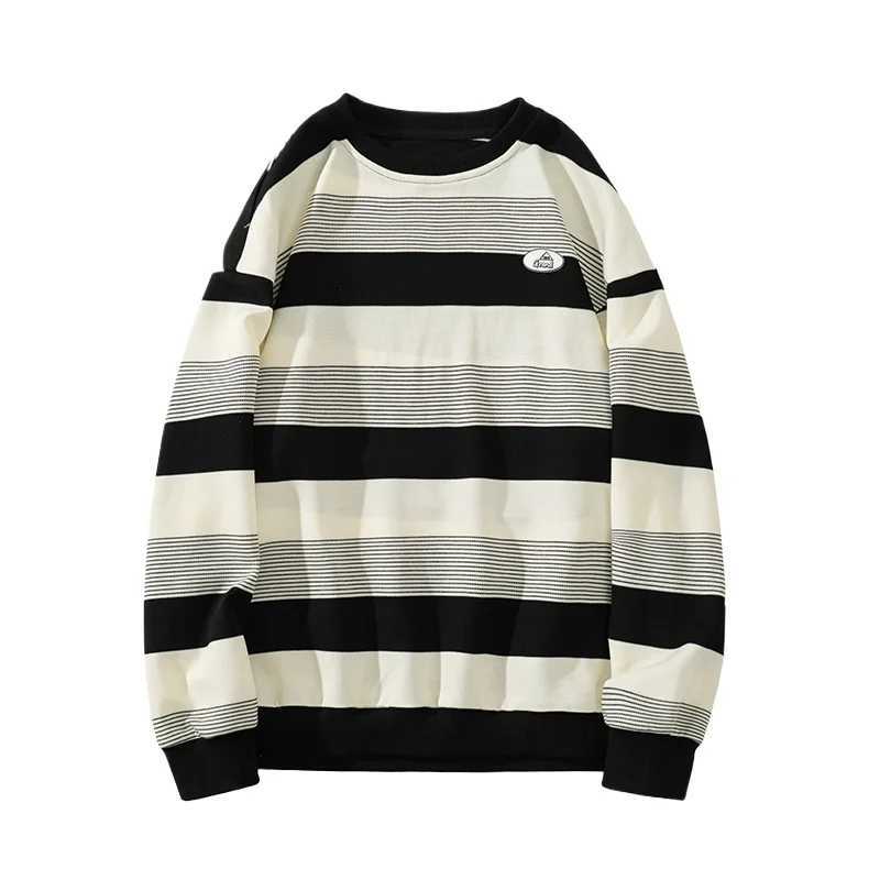 Mens sportswear original brand mens spring clothing Pullover Harajuku hip-hop Pullover oversized sportswear mens clothingW240724