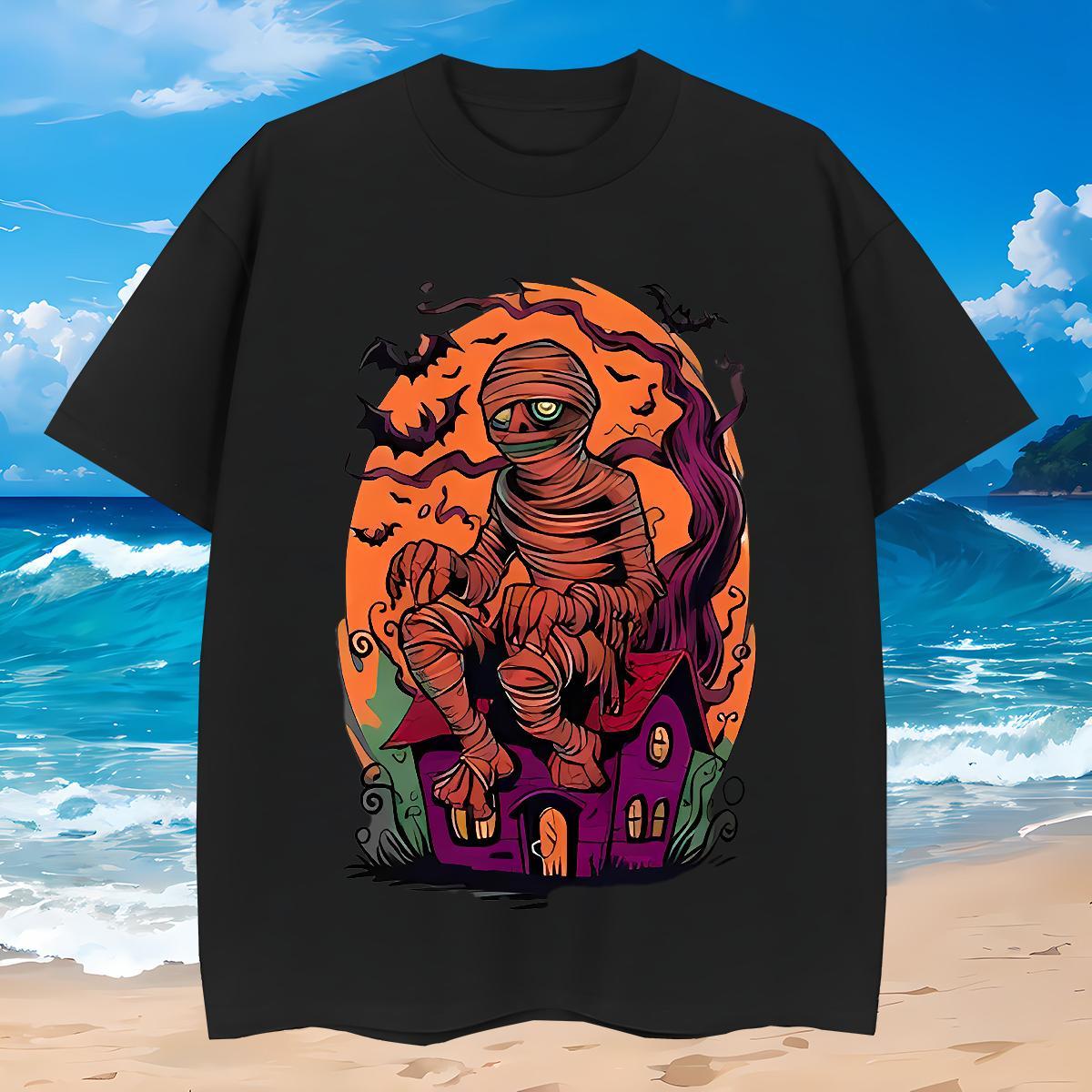 Designer Fashion Mens T Shirts skull Clothes 230g Pure Cotton Daily Wear TOP Quality DIY Printed Breathable Short Sleeve Couples T Shirts
