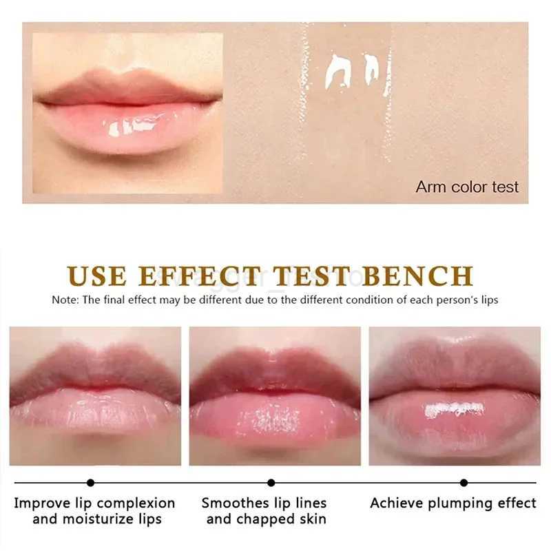 Lip Plump Serum instant Elasticity Essential Lip Oil balm Brighten Exfoliating Moisturize lip plumper gloss Lip Care ProductsXJ240812