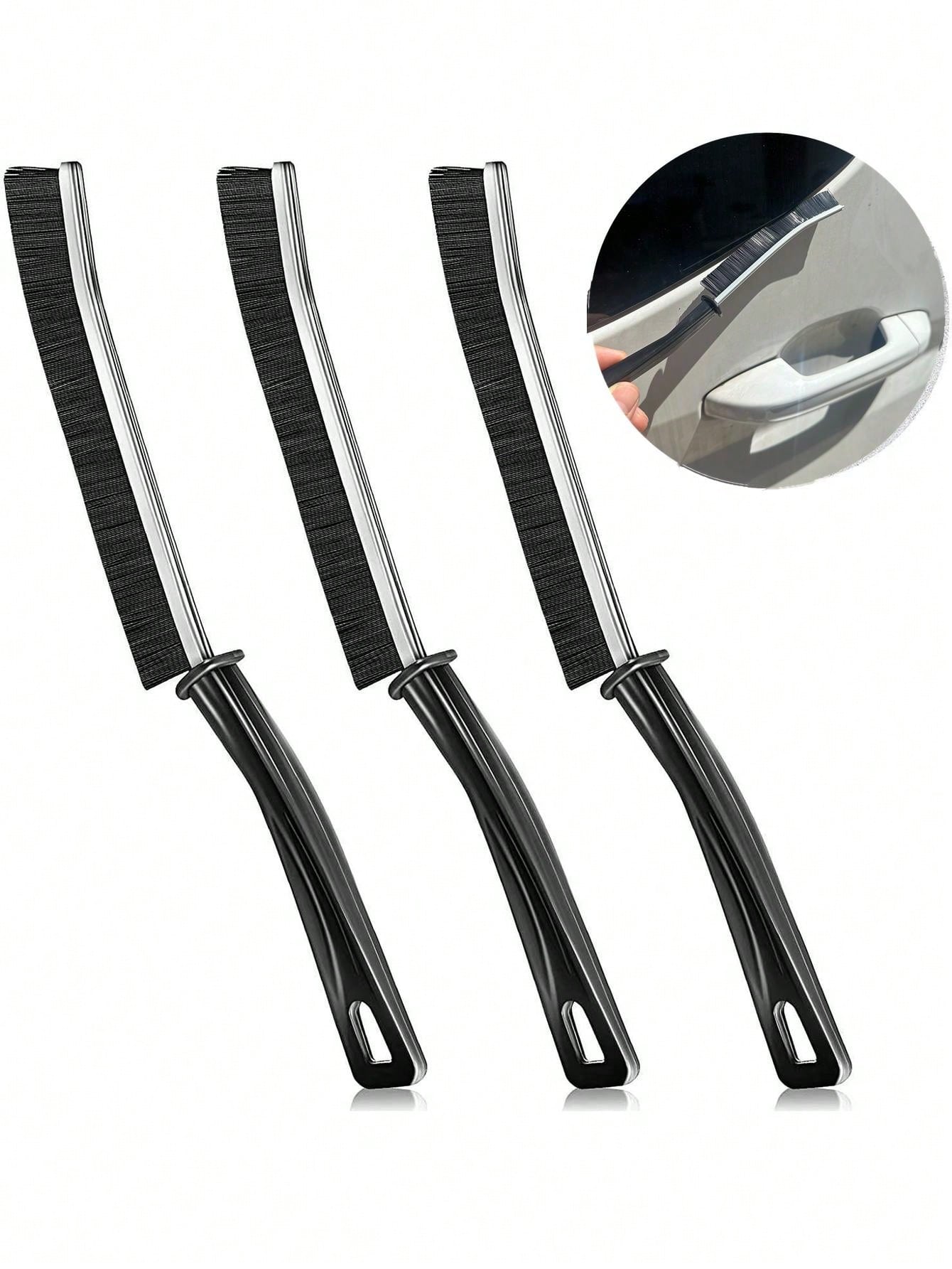 1/3pcs Car Long Gap Brush Cleaning Multi-function Brush Window Sliding Door Toilet Hard Brush Kitchen Tile Brush