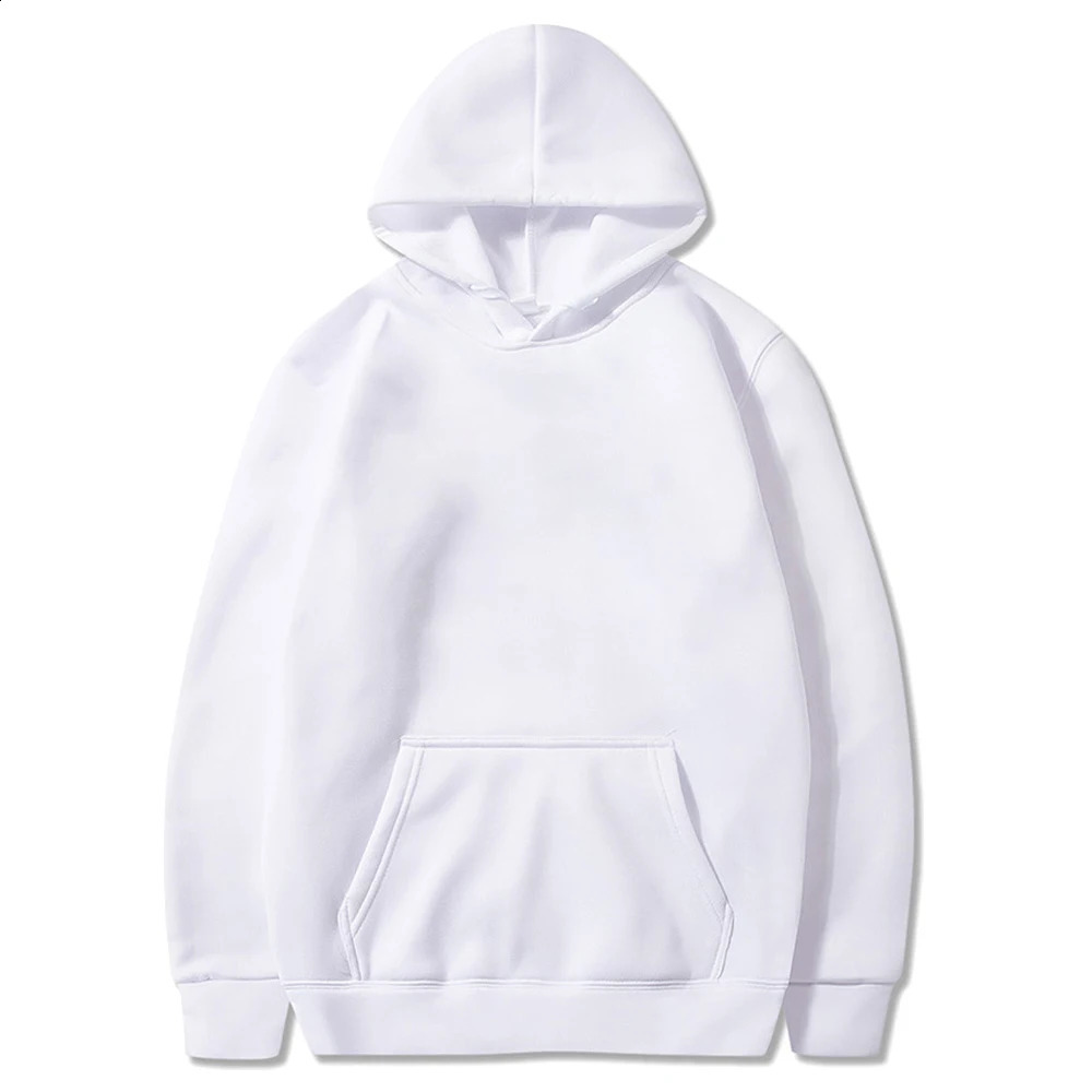 Mens Casual Hoodie Womens Solid Color Fleece Hoodies Spring Autumn Oversized Pullovers Black multiple colour warm Sweatshirts 240812