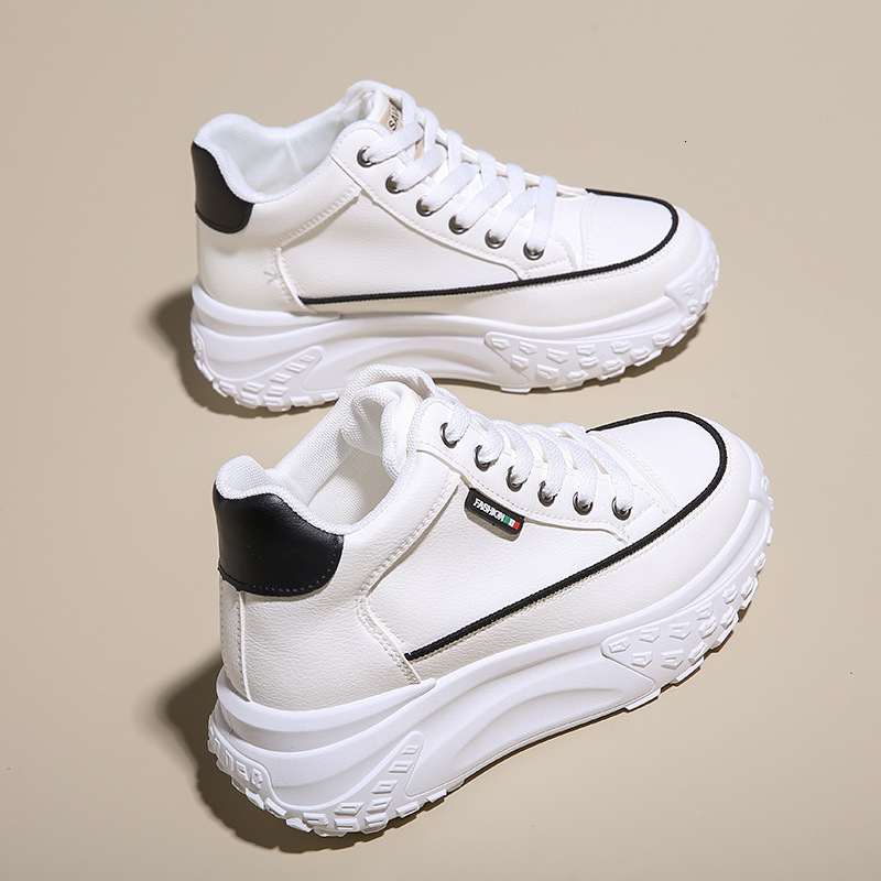 Ddmysports Spring New Instagram Korean Edition Little White For Female Students Thick Sole Increase Versatile Casual Sports Board Shoes P Outdoor