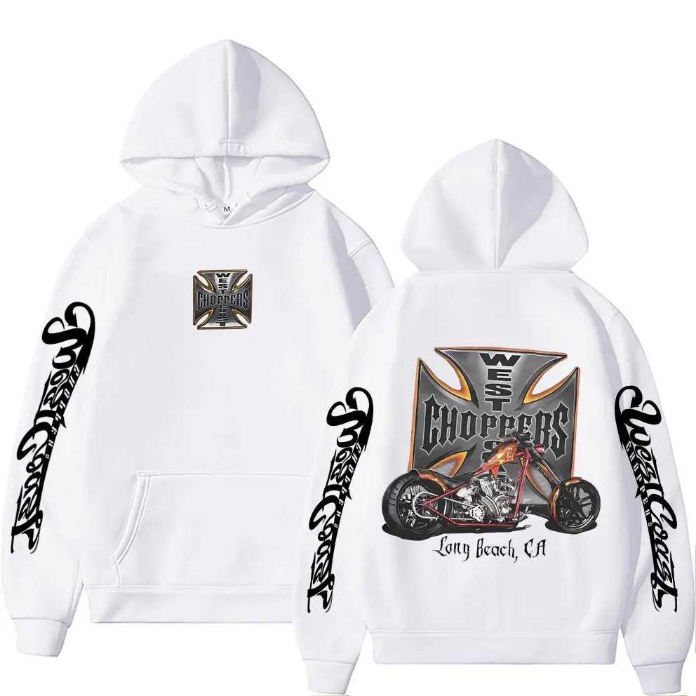 West Coast helicopter graphic hoodie mens retro streetwear mens long sleeved oversized sportswear mens Gothic hoodieW24072536874 3