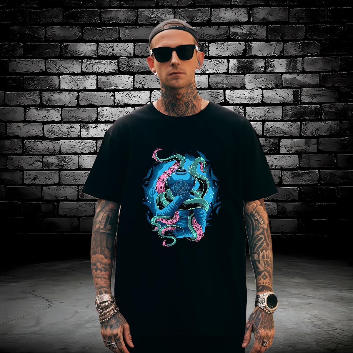 Loose Fit Men Tees ET 230g 100% Cotton Daily Outfit Breathable Short Sleeve T Shirts Men DIY Printed Factory Direct Tee Shirt