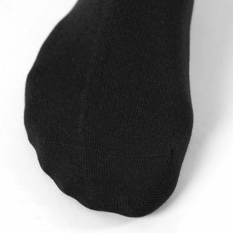 MatchUp Men Bamboo Black Socks Breathable Business Dress 6 PairsLot y240812