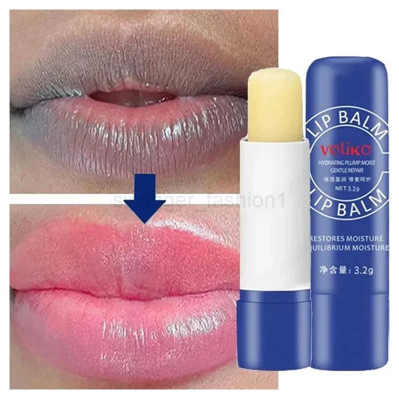 Remove Dark Lighten Lip Balm Exfoliating Dead Skin Anti-Crack Fade Lip Line Moisturizing Brighten Repair Lip Care ProductsXJ240812