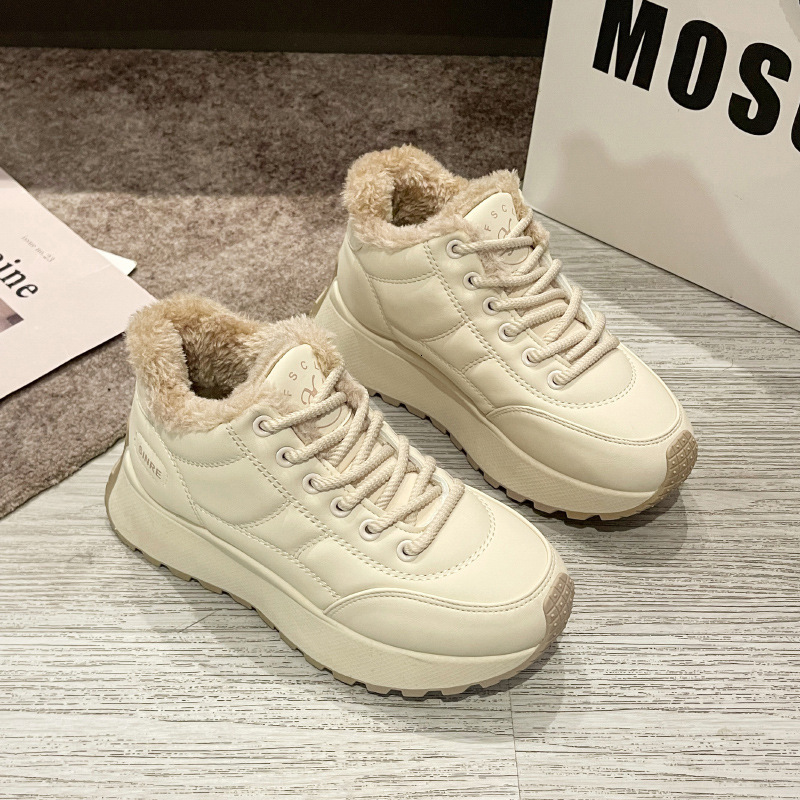 Ddmysports Forrest Gump Women S Spring Autumn Winter Velvet Versatile Thick Sole Student Anti Slip Casual Sports Shoes GM Outdoor