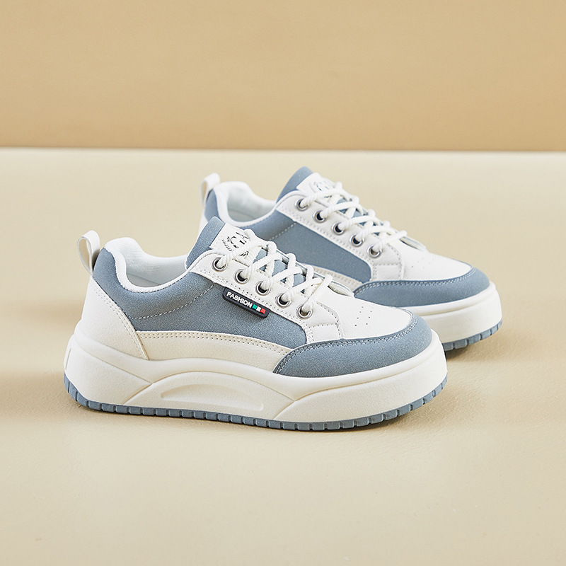 Women's running sports thick soled height increasing comfortable casual shoes